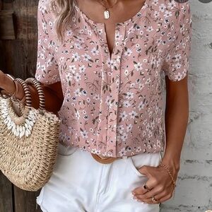 Classy Casual or Dress Women Size L Top, 100% Polyester